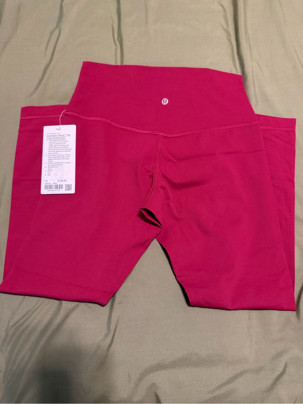 lululemon athletica Align No Line High-Rise Leggings — Berry Rumble 25in. - Picture 5 of 5